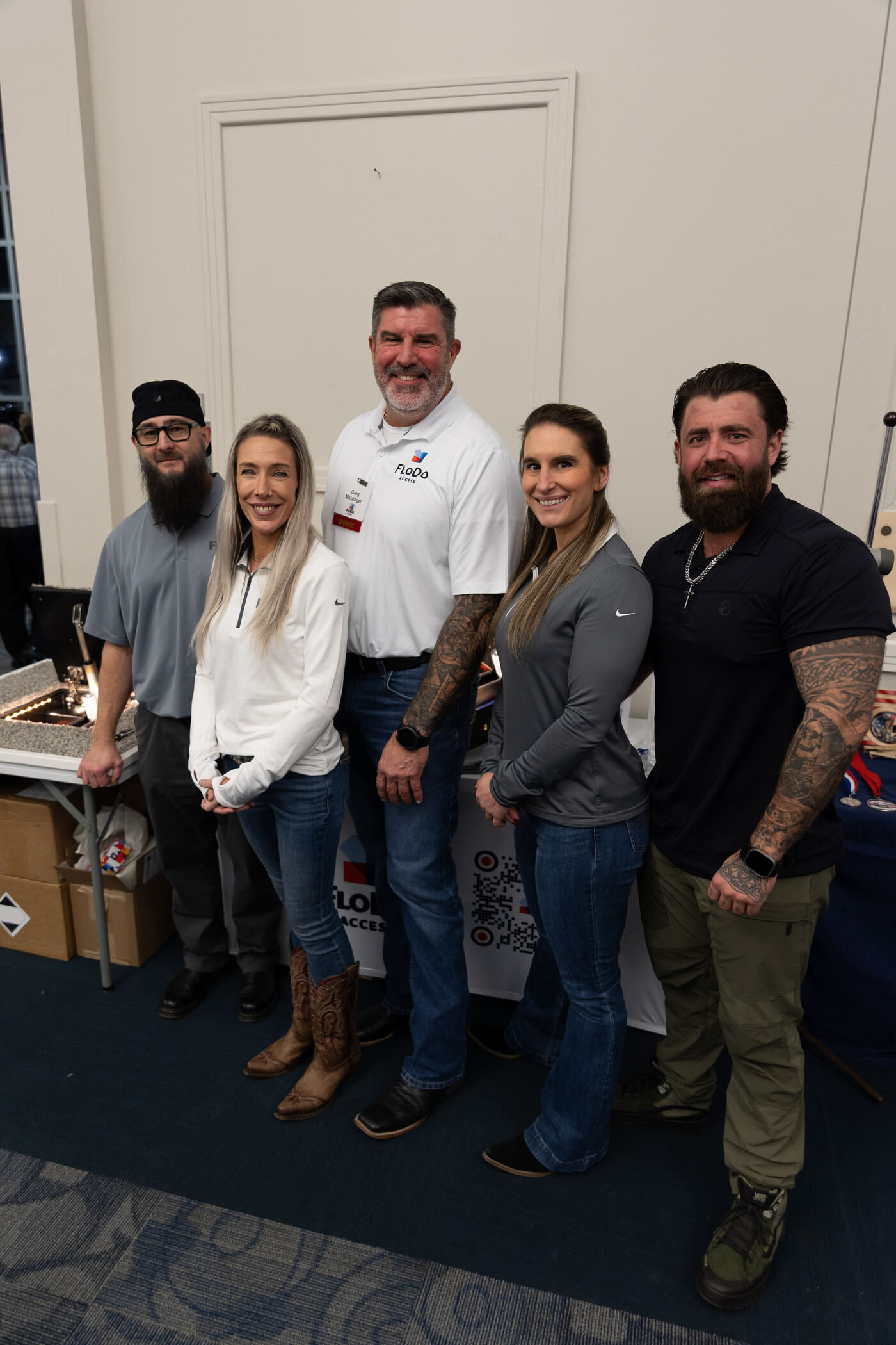 FloDo team and supporters at a community event